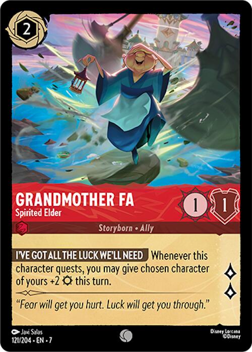 Grandmother Fa - Spirited Elder (121/204) [Archazia's Island] | Fandemonia Ltd