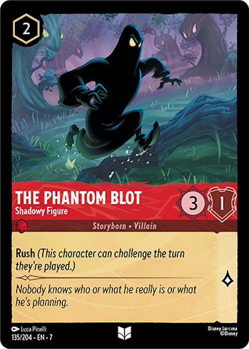 The Phantom Blot - Shadowy Figure (135/204) [Archazia's Island] | Fandemonia Ltd