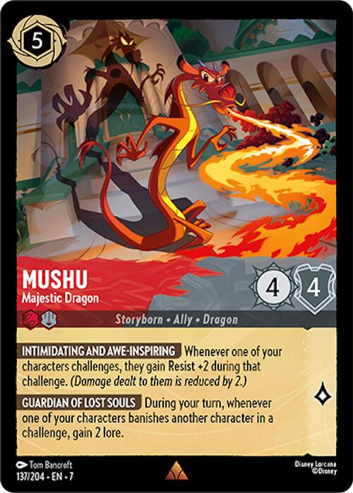 Mushu - Majestic Dragon (137/204) [Archazia's Island] | Fandemonia Ltd