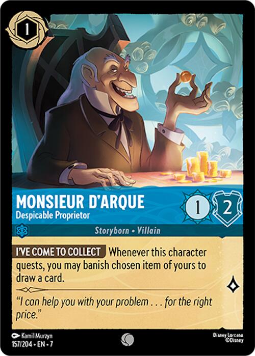 Monsieur D'Arque - Despicable Proprietor (157/204) [Archazia's Island] | Fandemonia Ltd