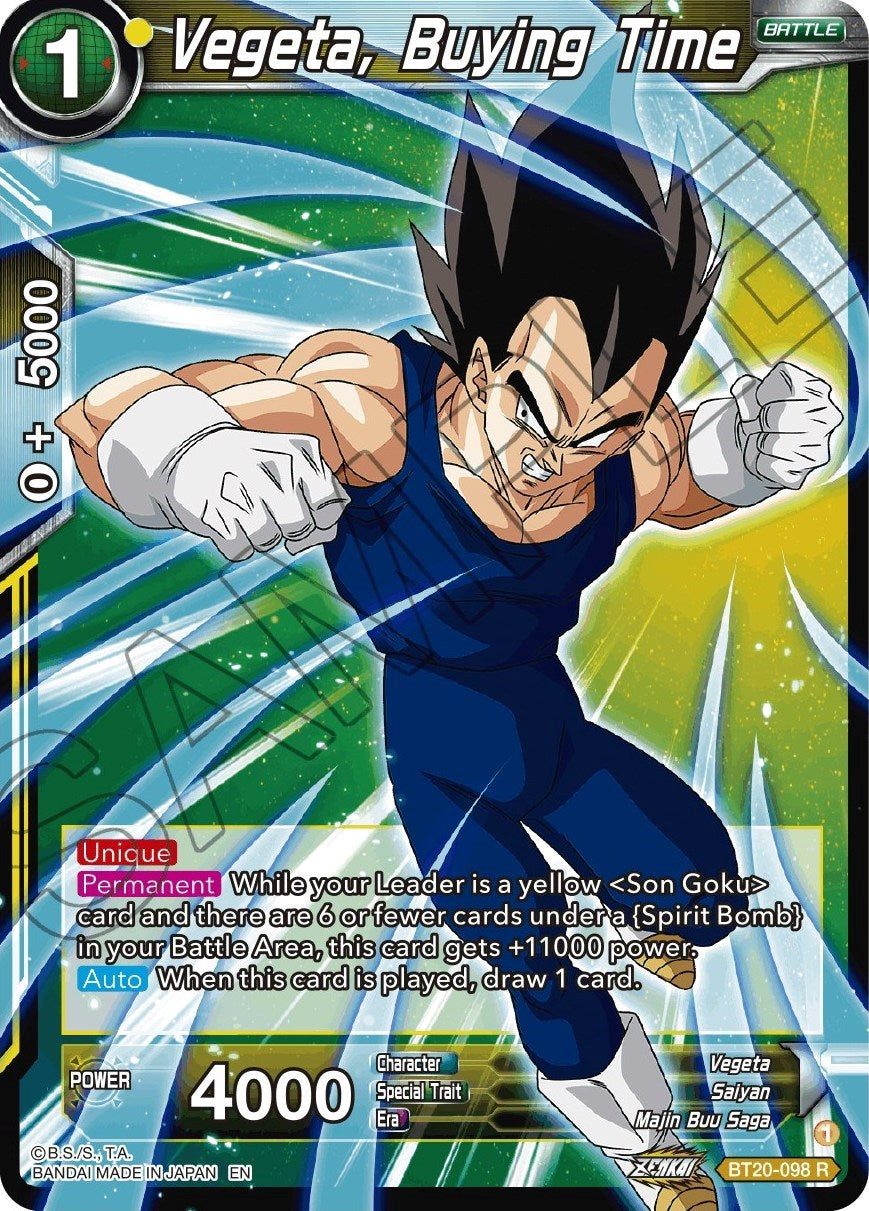 Vegeta, Buying Time (BT20-098) [Power Absorbed] | Fandemonia Ltd