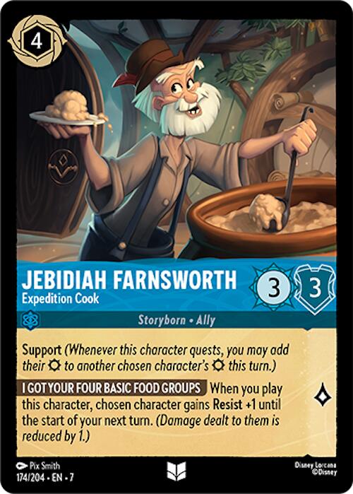 Jebidiah Farnsworth - Expedition Cook (174/204) [Archazia's Island] | Fandemonia Ltd