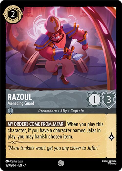 Razoul - Menacing Guard (189/204) [Archazia's Island] | Fandemonia Ltd