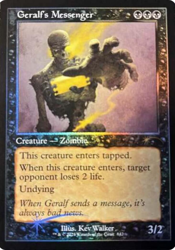 Geralf's Messenger (842) (Retro Frame) [Secret Lair Drop Series] | Fandemonia Ltd