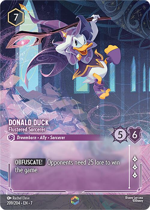 Donald Duck - Flustered Sorcerer (Enchanted) (209/204) [Archazia's Island] | Fandemonia Ltd