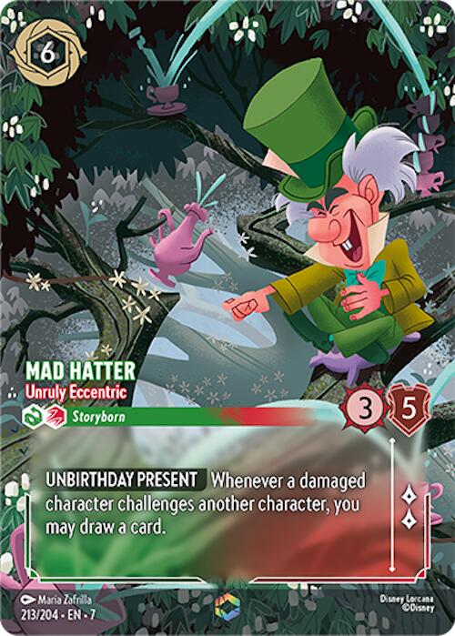 Mad Hatter - Unruly Eccentric (Enchanted) (213/204) [Archazia's Island] | Fandemonia Ltd
