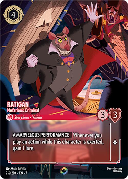 Ratigan - Nefarious Criminal (Enchanted) (216/204) [Archazia's Island] | Fandemonia Ltd