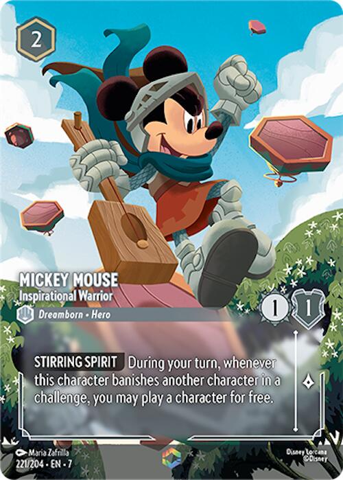 Mickey Mouse - Inspirational Warrior (Enchanted) (221/204) [Archazia's Island] | Fandemonia Ltd