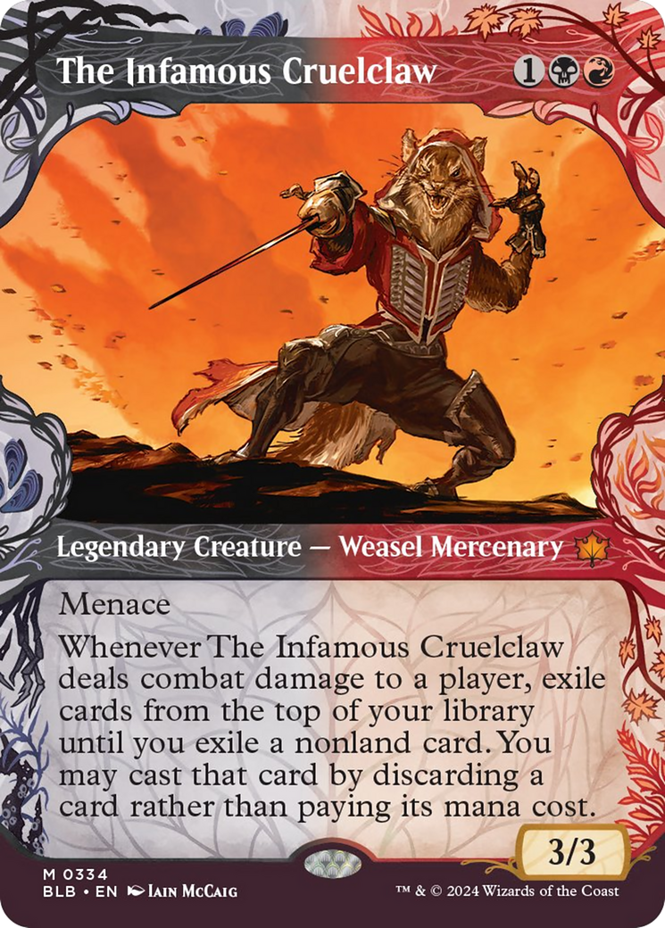 The Infamous Cruelclaw (Showcase) [Bloomburrow] | Fandemonia Ltd