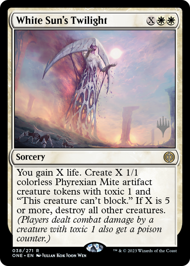 White Sun's Twilight (Promo Pack) [Phyrexia: All Will Be One Promos] | Fandemonia Ltd
