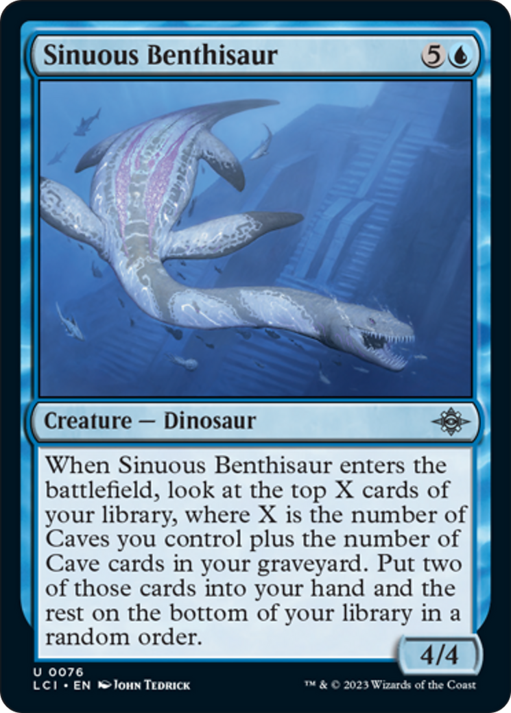 Sinuous Benthisaur [The Lost Caverns of Ixalan] | Fandemonia Ltd