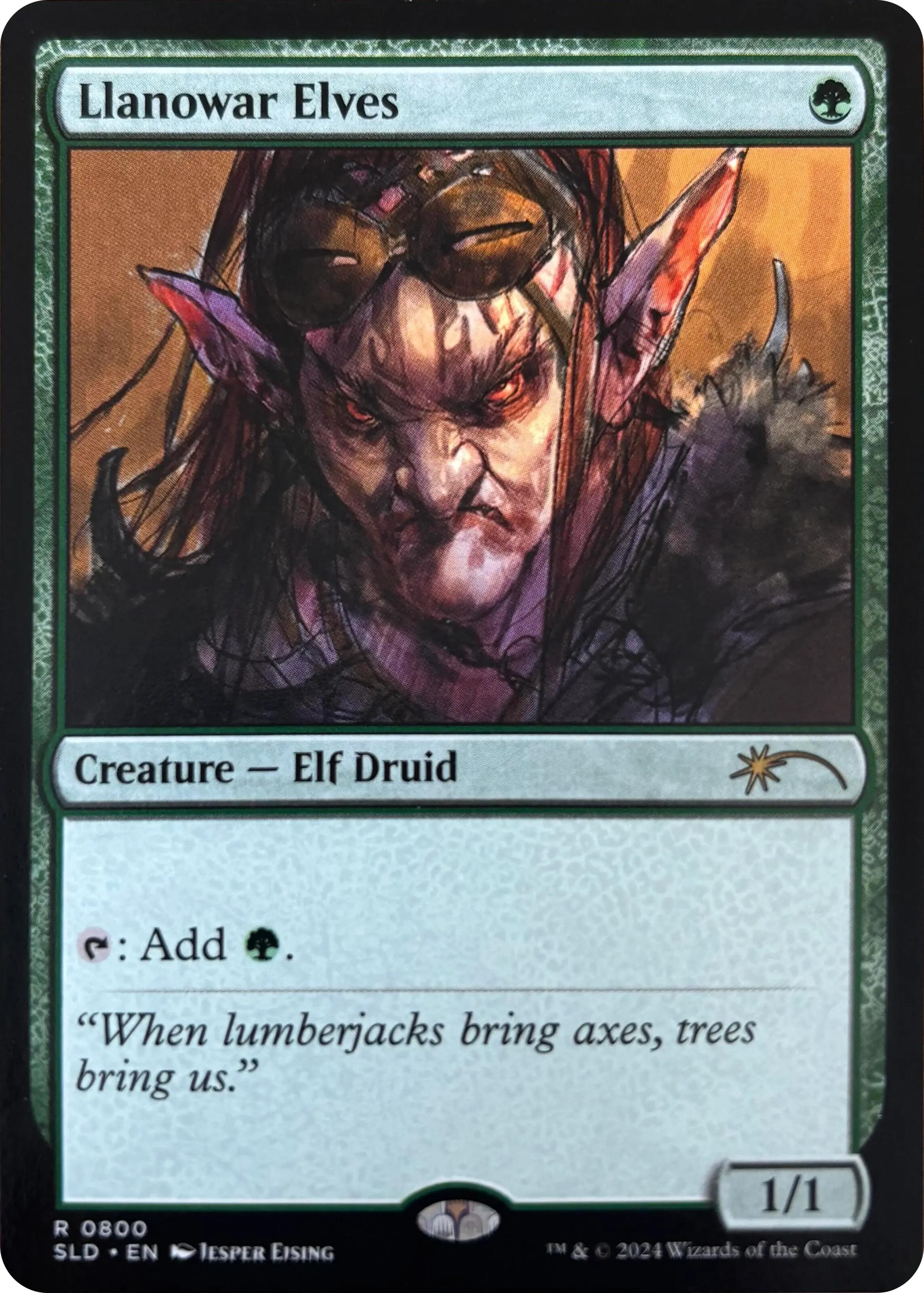 Llanowar Elves (0800) [Secret Lair Drop Series] | Fandemonia Ltd