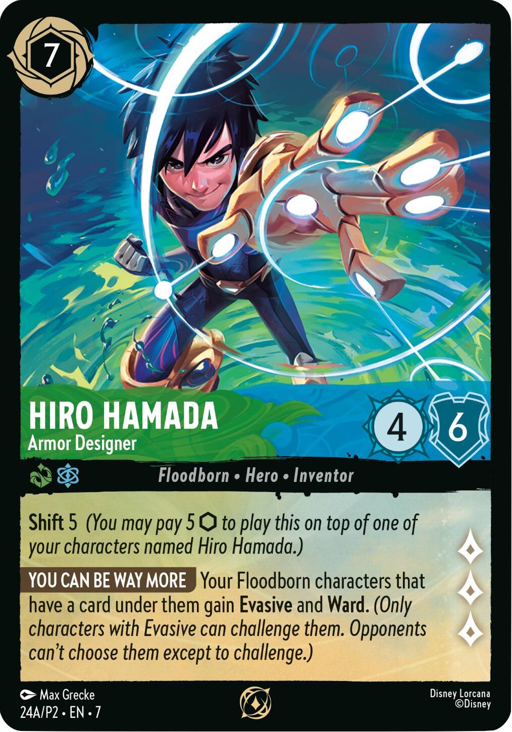 Hiro Hamada - Armor Designer (Store Championship) (Participant) (24) [Promo Cards] | Fandemonia Ltd