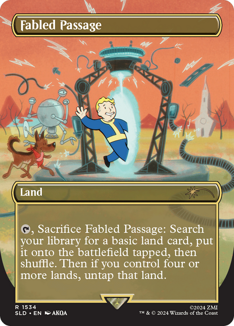 Fabled Passage (1534) (Rainbow Foil) [Secret Lair Drop Series] | Fandemonia Ltd