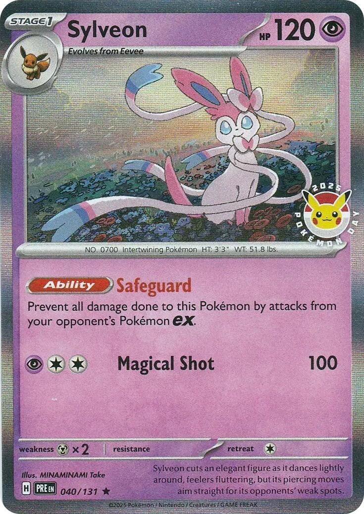 Sylveon (040/131) (Pokemon Day) [Scarlet & Violet: Prismatic Evolutions] | Fandemonia Ltd