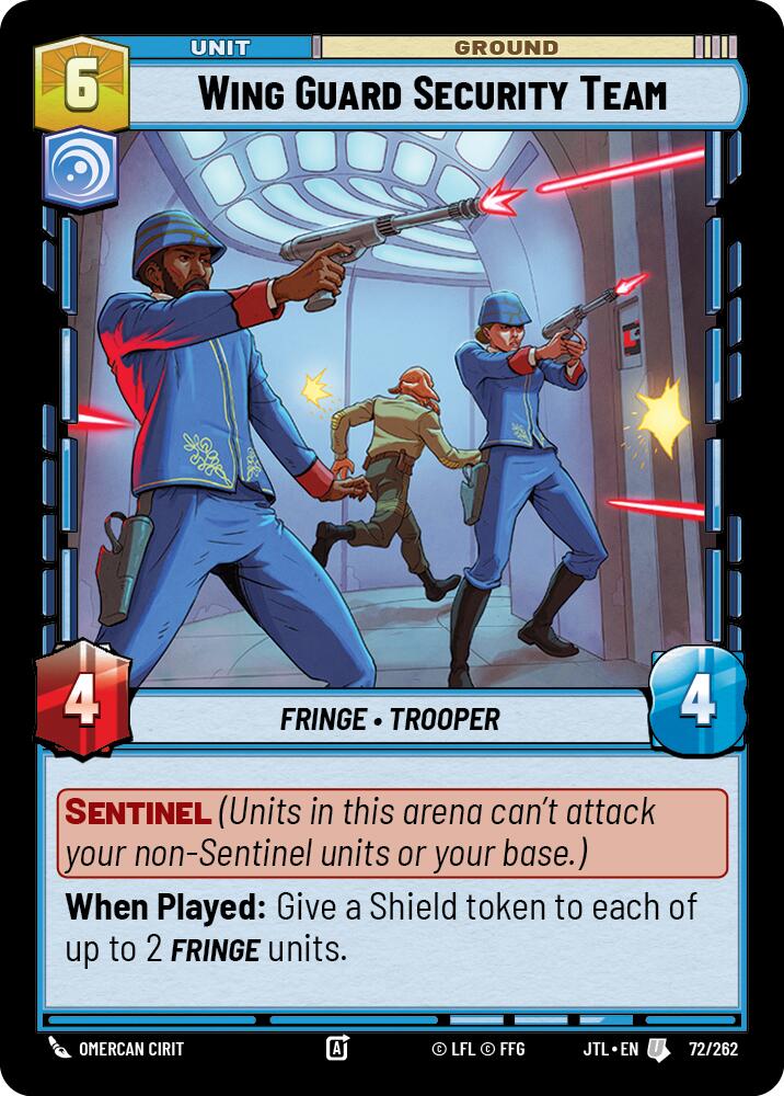 Wing Guard Security Team (072/262) (072/262) [Jump to Lightspeed] | Fandemonia Ltd