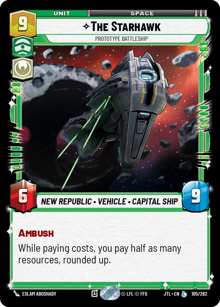 The Starhawk - Prototype Battleship (105/262) (105/262) [Jump to Lightspeed] | Fandemonia Ltd