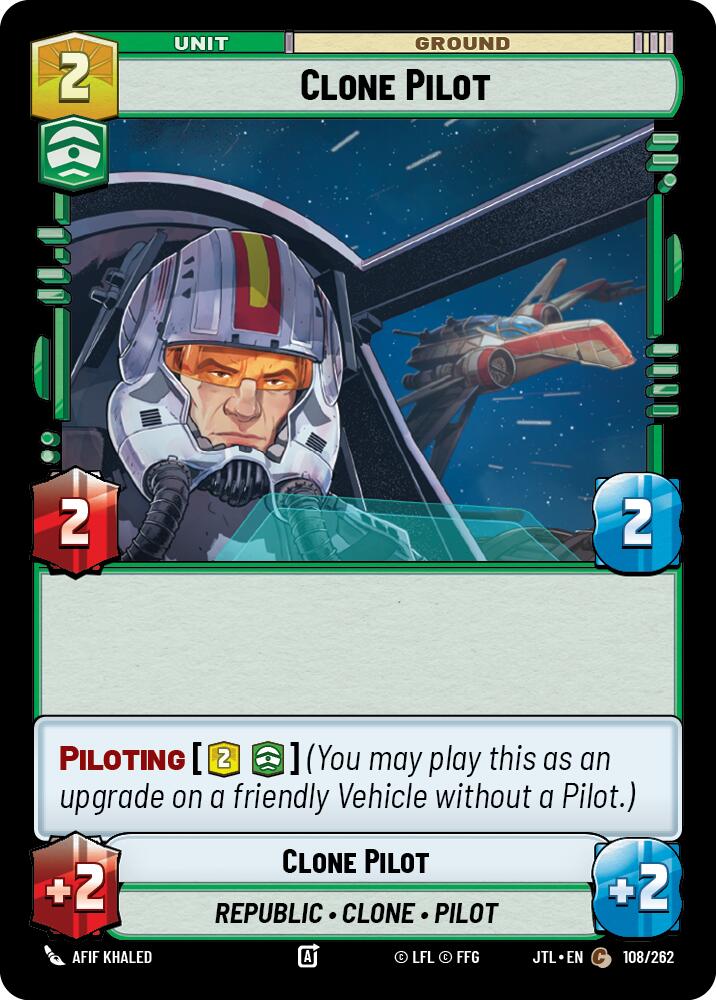 Clone Pilot (108/262) (108/262) [Jump to Lightspeed] | Fandemonia Ltd