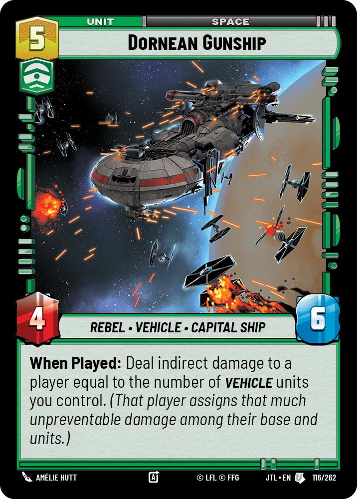 Dornean Gunship (116/262) (116/262) [Jump to Lightspeed] | Fandemonia Ltd
