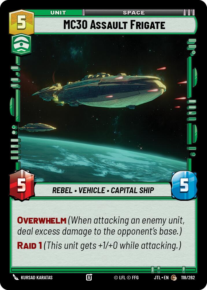 MC30 Assault Frigate (118/262) (118/262) [Jump to Lightspeed] | Fandemonia Ltd