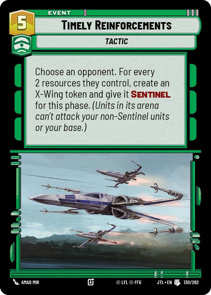 Timely Reinforcements (130/262) (130/262) [Jump to Lightspeed] | Fandemonia Ltd