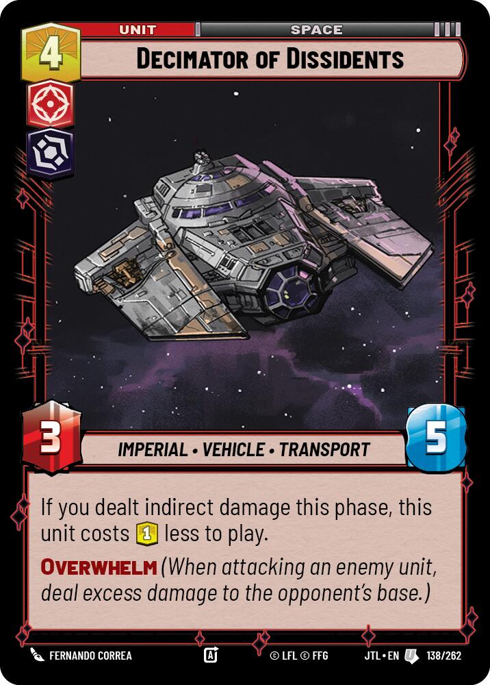 Decimator of Dissidents (138/262) (138/262) [Jump to Lightspeed] | Fandemonia Ltd