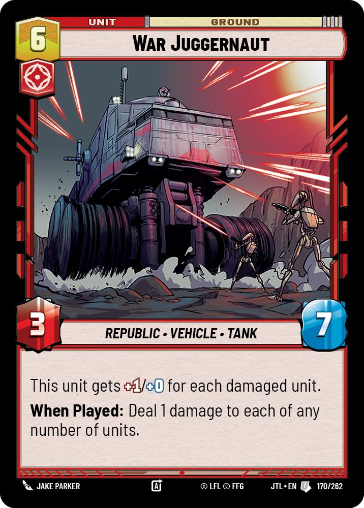 War Juggernaut (170/262) (170/262) [Jump to Lightspeed] | Fandemonia Ltd