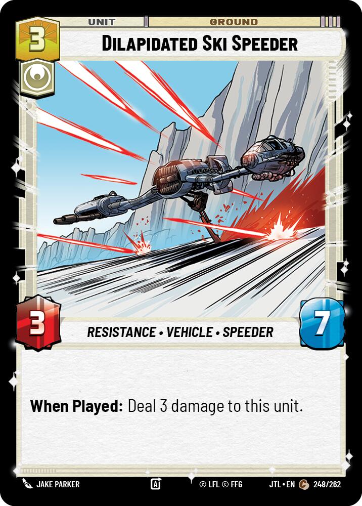 Dilapidated Ski Speeder (248/262) (248/262) [Jump to Lightspeed] | Fandemonia Ltd