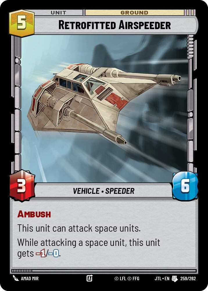 Retrofitted Airspeeder (259/262) (259/262) [Jump to Lightspeed] | Fandemonia Ltd