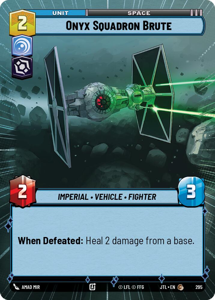 Onyx Squadron Brute (295) (Hyperspace) (295) [Jump to Lightspeed] | Fandemonia Ltd