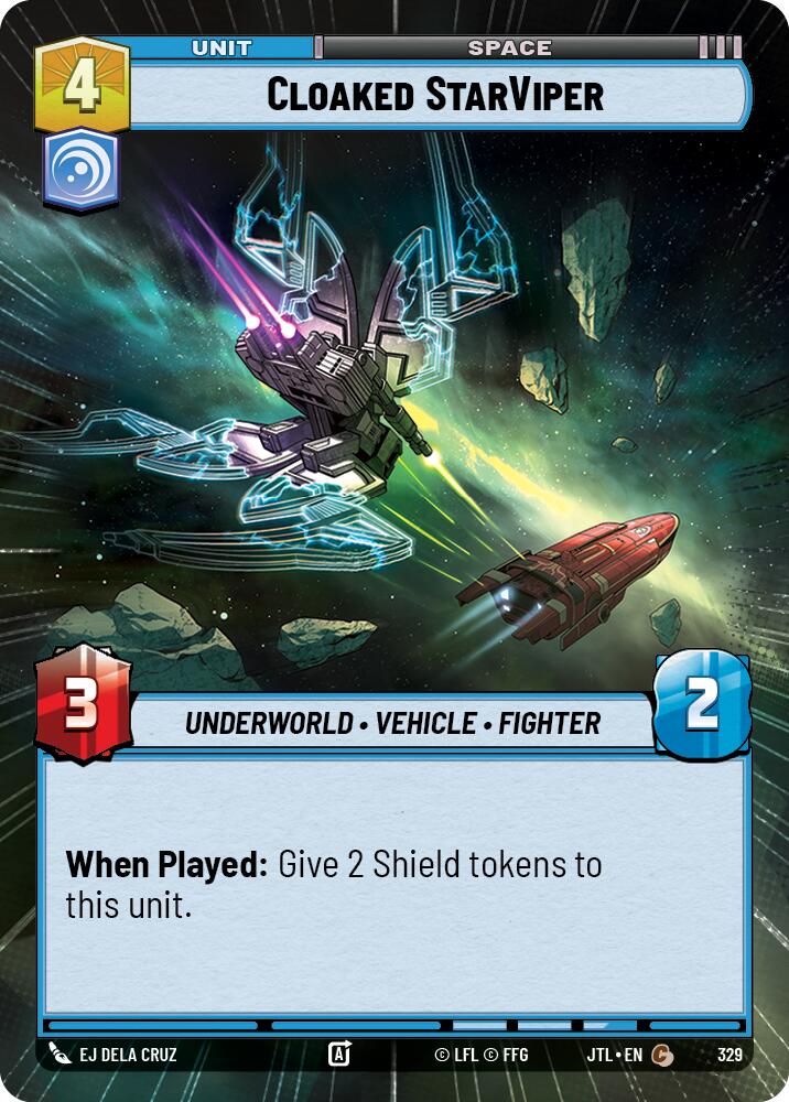 Cloaked StarViper (329) (Hyperspace) (329) [Jump to Lightspeed] | Fandemonia Ltd