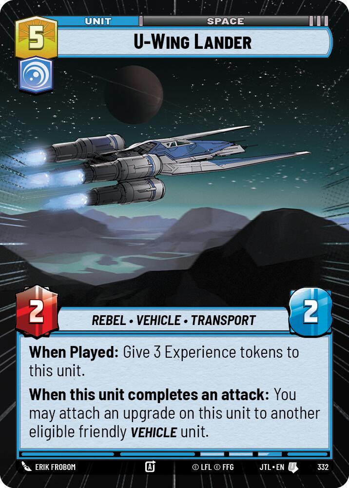 U-Wing Lander (332) (Hyperspace) (332) [Jump to Lightspeed] | Fandemonia Ltd