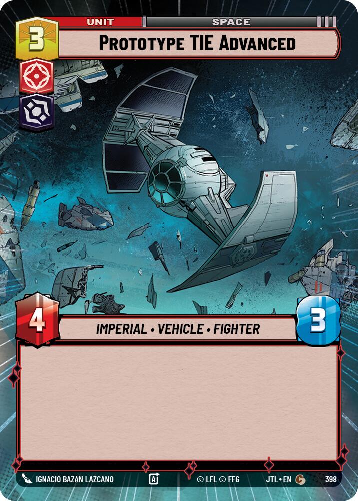 Prototype TIE Advanced (398) (Hyperspace) (398) [Jump to Lightspeed] | Fandemonia Ltd
