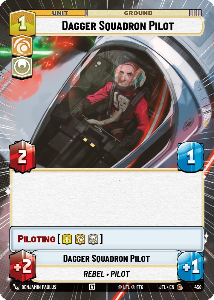 Dagger Squadron Pilot (458) (Hyperspace) (458) [Jump to Lightspeed] | Fandemonia Ltd