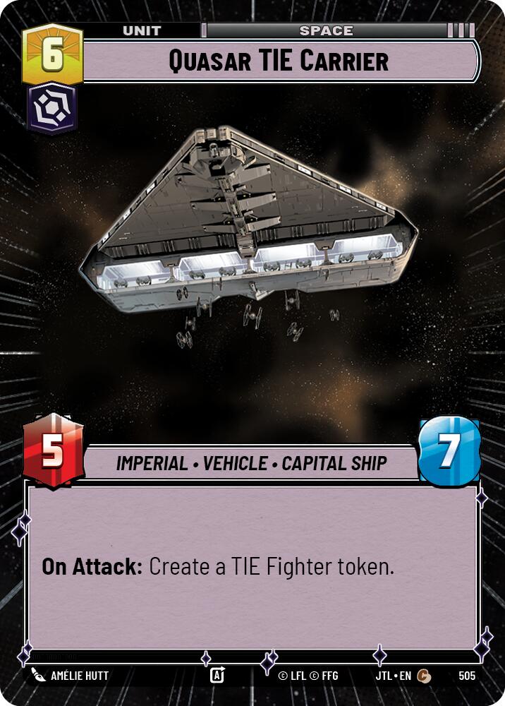 Quasar TIE Carrier (505) (Hyperspace) (505) [Jump to Lightspeed] | Fandemonia Ltd
