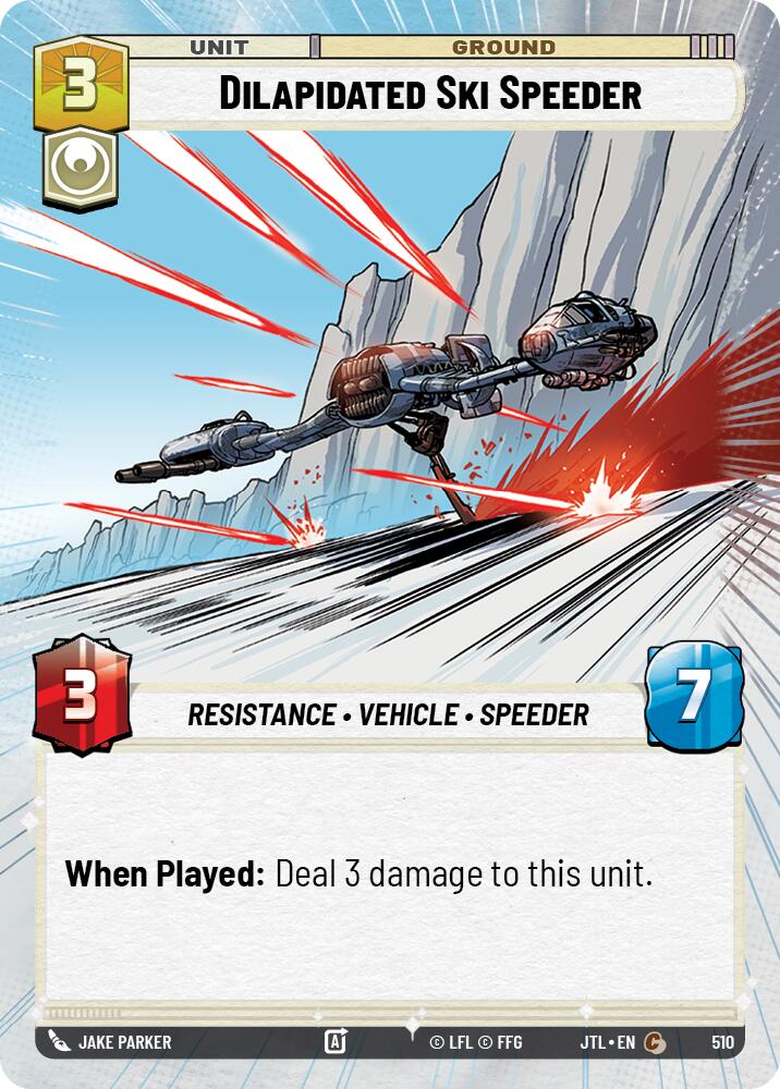 Dilapidated Ski Speeder (510) (Hyperspace) (510) [Jump to Lightspeed] | Fandemonia Ltd