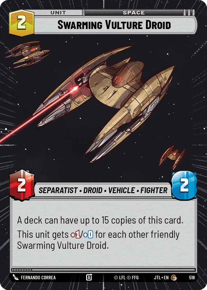 Swarming Vulture Droid (518) (Hyperspace) (518) [Jump to Lightspeed] | Fandemonia Ltd