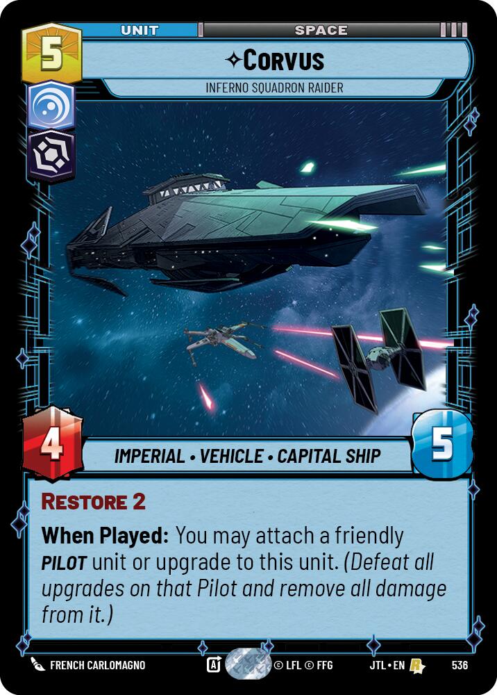 Corvus - Inferno Squadron Raider (536) (536) [Jump to Lightspeed] | Fandemonia Ltd