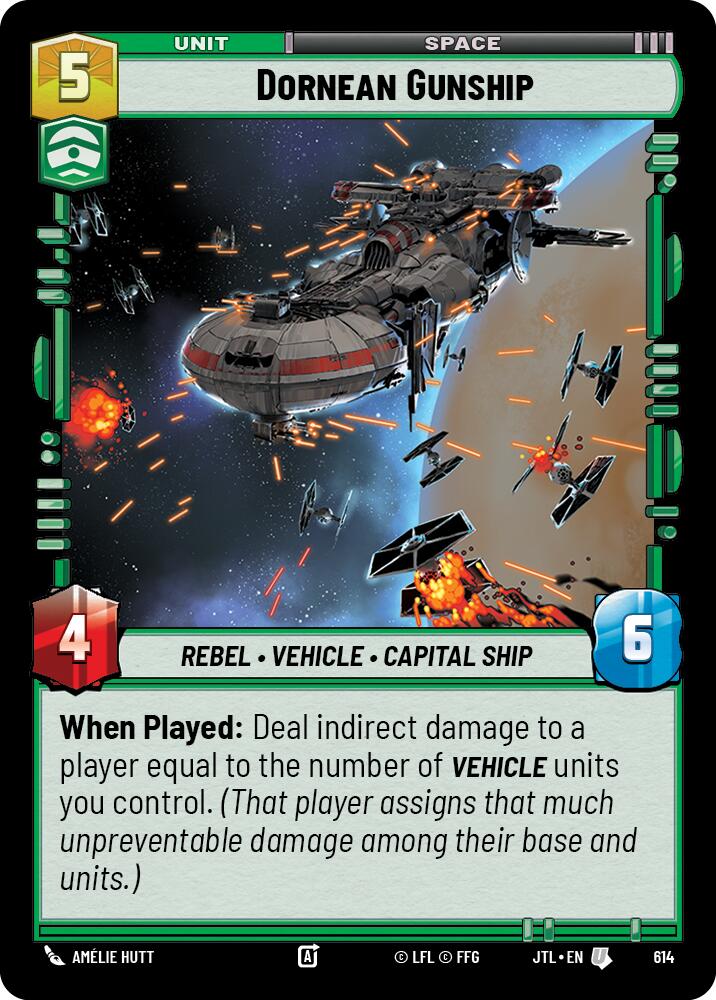 Dornean Gunship (614) (614) [Jump to Lightspeed] | Fandemonia Ltd