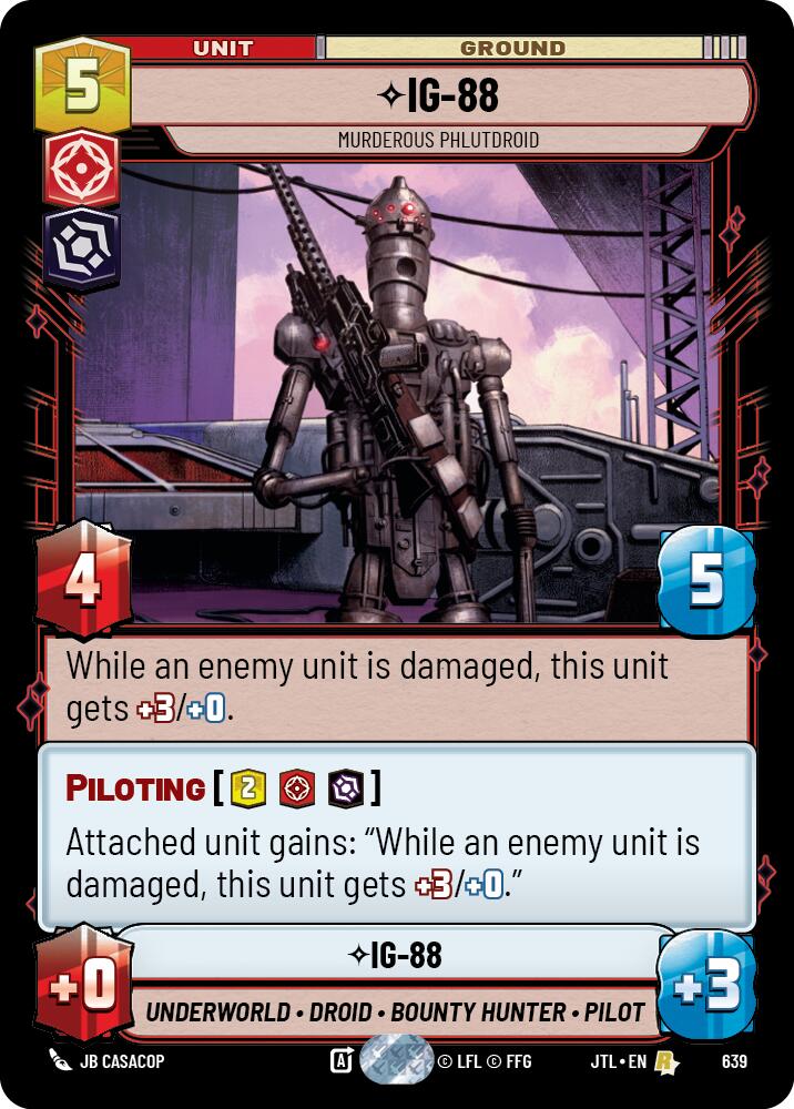 IG-88 - Murderous Phlutdroid (639) (639) [Jump to Lightspeed] | Fandemonia Ltd