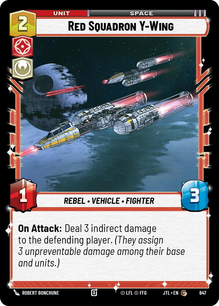 Red Squadron Y-Wing (647) (647) [Jump to Lightspeed] | Fandemonia Ltd