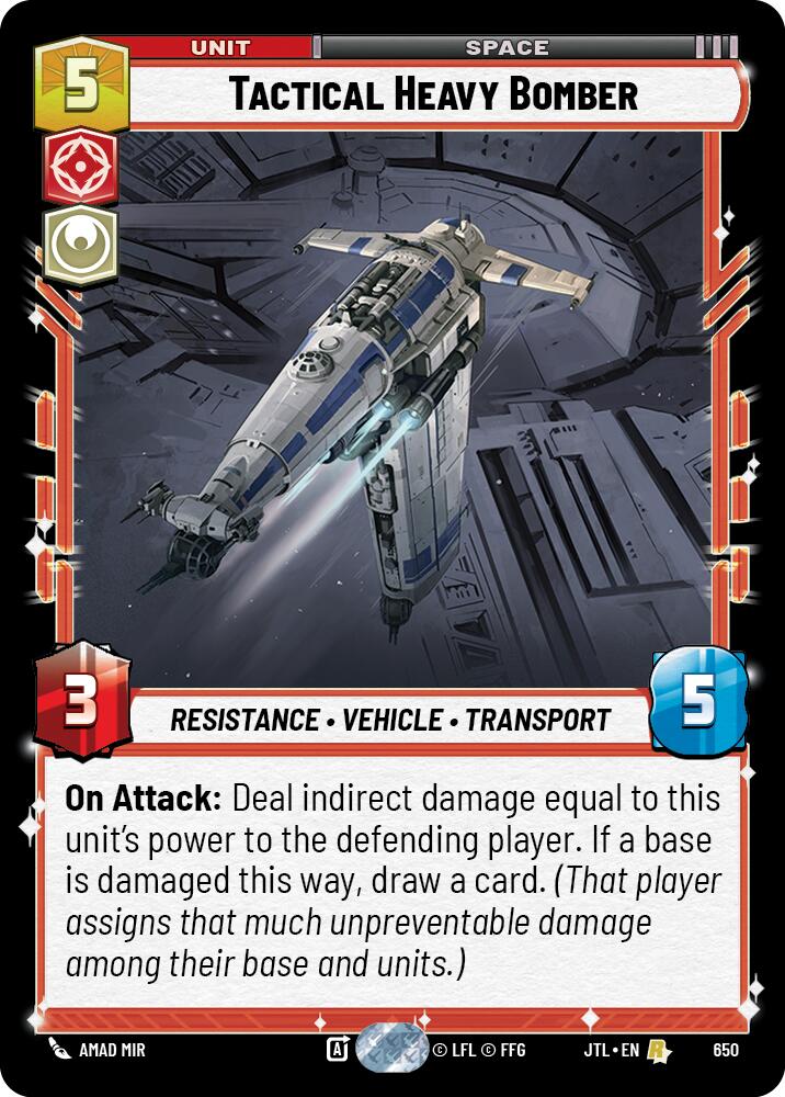 Tactical Heavy Bomber (650) (650) [Jump to Lightspeed] | Fandemonia Ltd