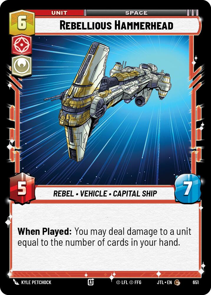 Rebellious Hammerhead (651) (651) [Jump to Lightspeed] | Fandemonia Ltd