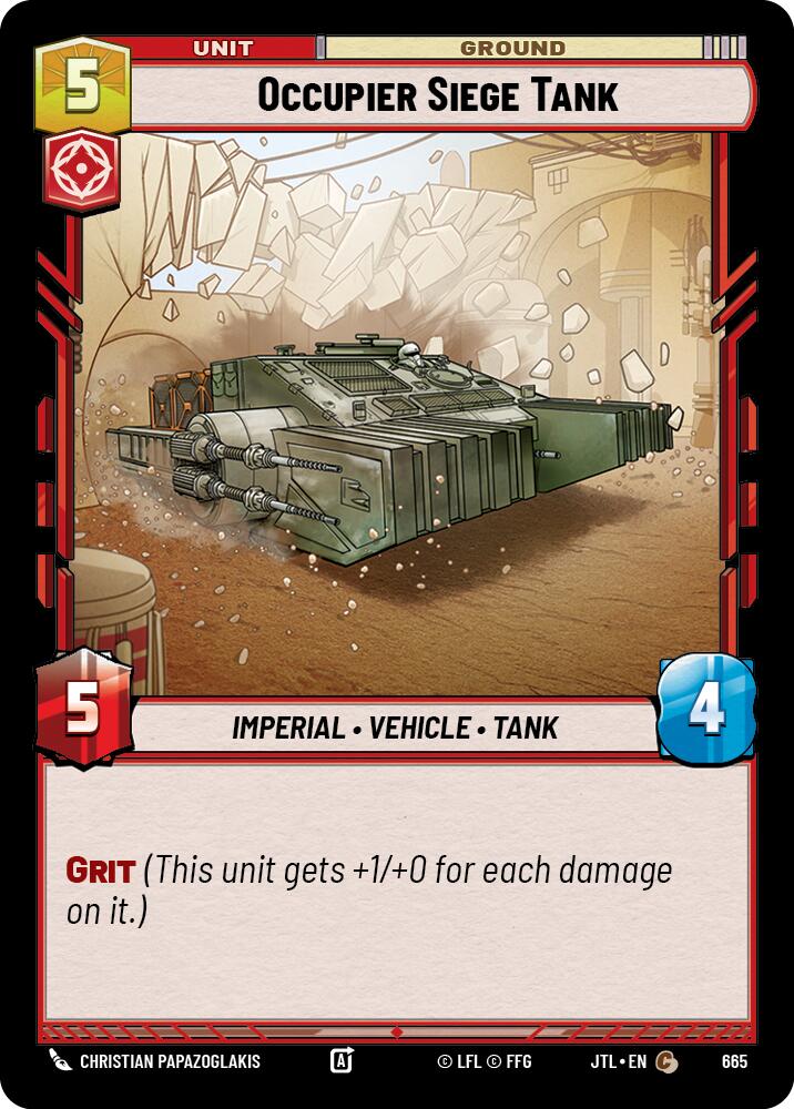 Occupier Siege Tank (665) (665) [Jump to Lightspeed] | Fandemonia Ltd