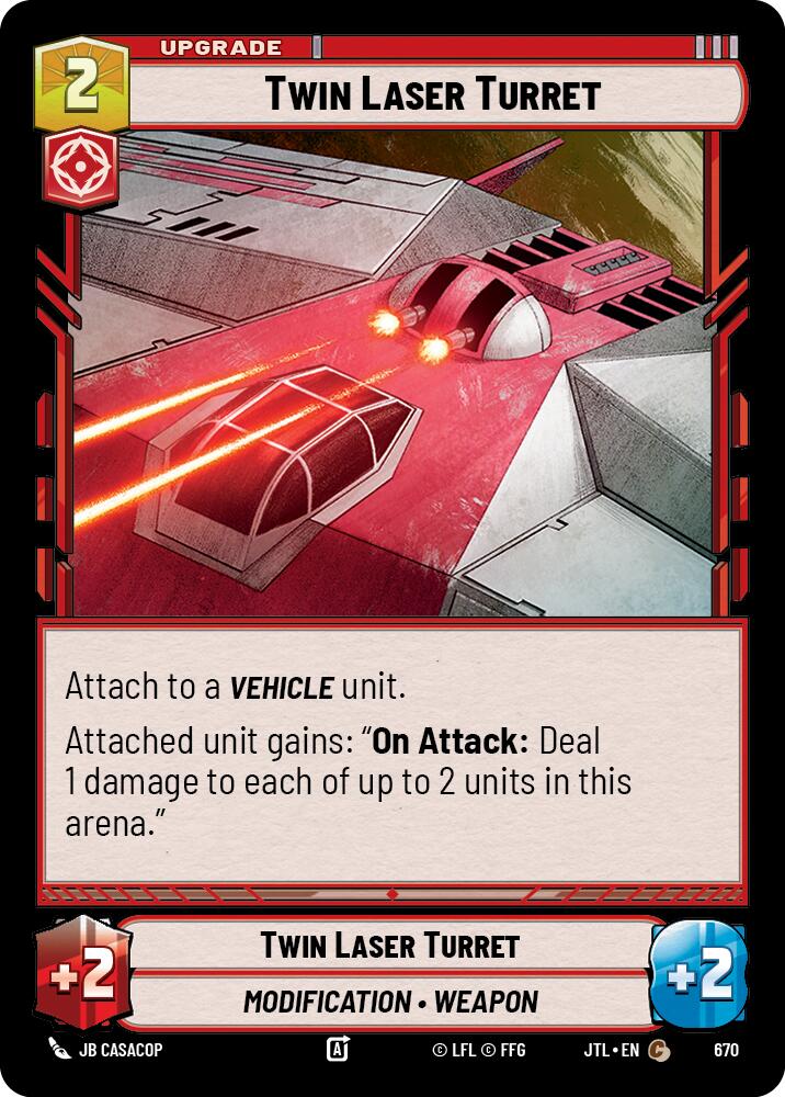 Twin Laser Turret (670) (670) [Jump to Lightspeed] | Fandemonia Ltd