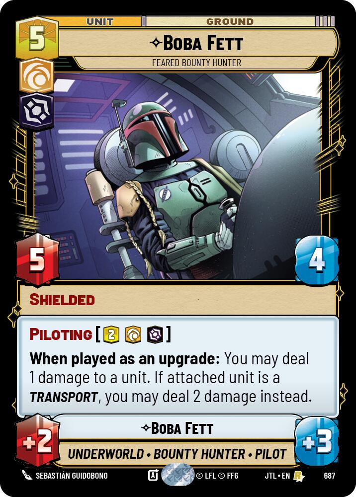 Boba Fett - Feared Bounty Hunter (687) (687) [Jump to Lightspeed] | Fandemonia Ltd