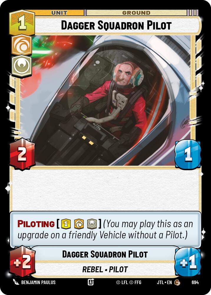 Dagger Squadron Pilot (694) (694) [Jump to Lightspeed] | Fandemonia Ltd