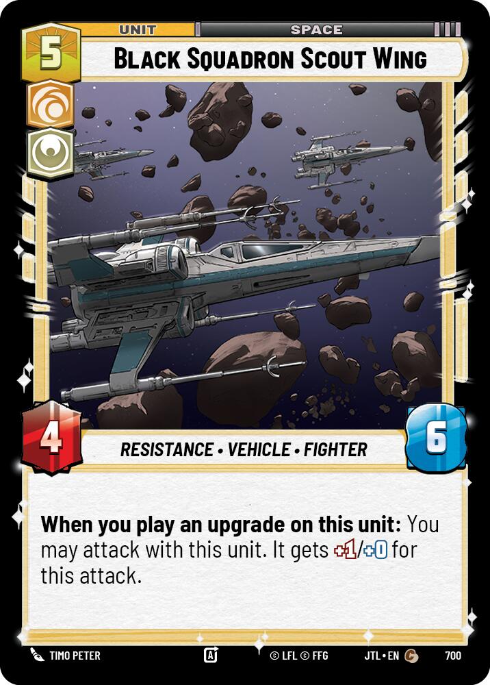 Black Squadron Scout Wing (700) (700) [Jump to Lightspeed] | Fandemonia Ltd