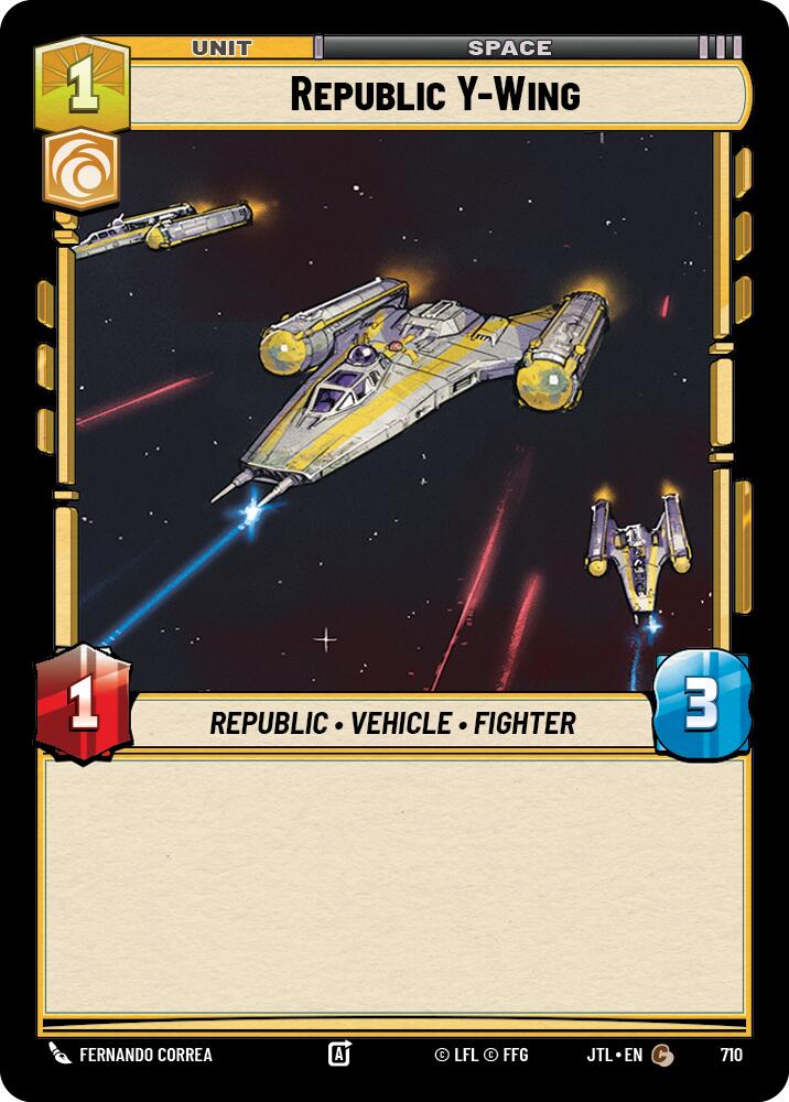 Republic Y-Wing (710) (710) [Jump to Lightspeed] | Fandemonia Ltd