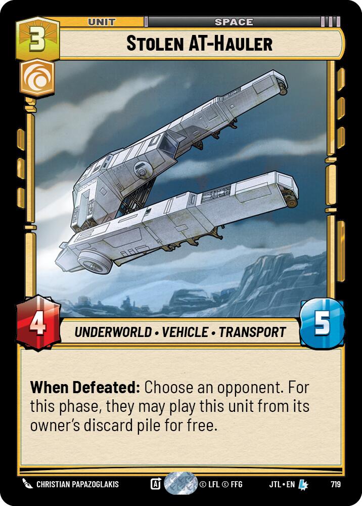 Stolen AT-Hauler (719) (719) [Jump to Lightspeed] | Fandemonia Ltd